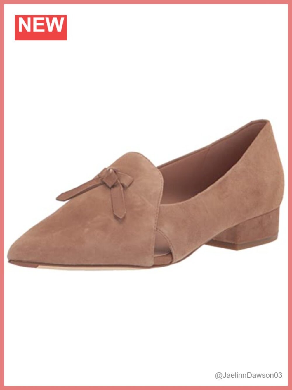 Cole Haan Women's Viola Ballet Flat Slip-On Leather Suede Comfort